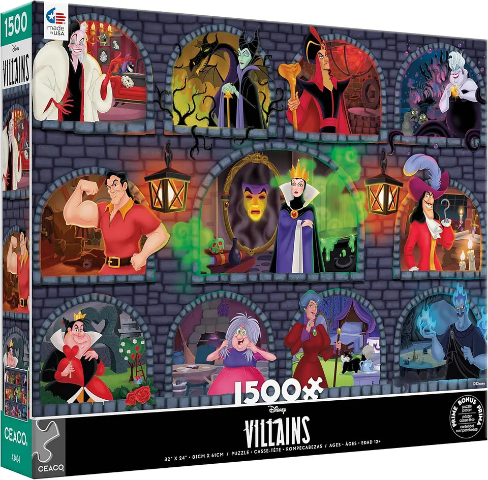 Puzzle 1500 Piezas | Disney Villanos 1