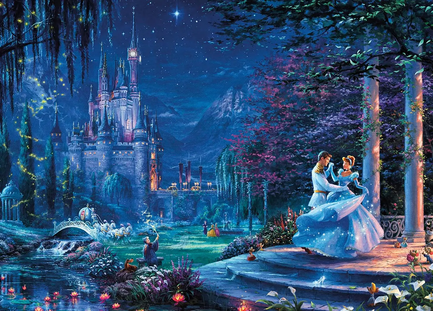 Puzzle 1000 Piezas | Disney La Cenicienta Bailando a la Luz de las Estrellas 2