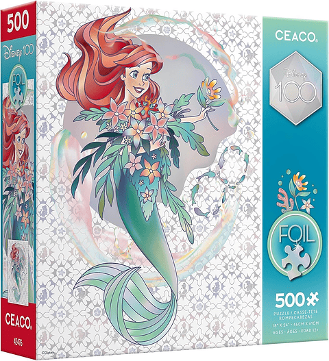 Puzzle 500 piezas | Disney Princesas La Sirenita Foil 