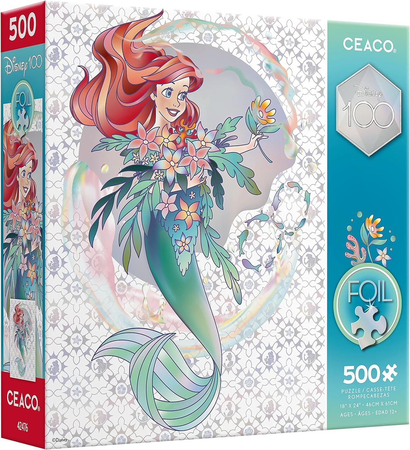 Puzzle 500 piezas | Disney Princesas La Sirenita Foil  1