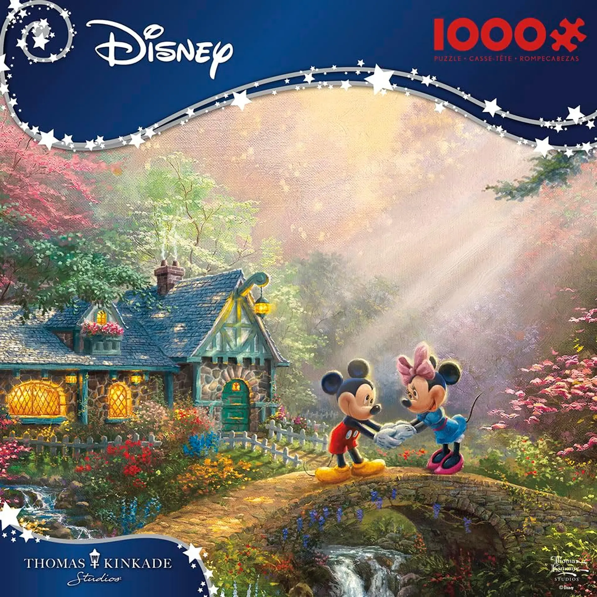 Puzzle 1000 Piezas | Disney Mickey y Minnie en Puente Corazon 5