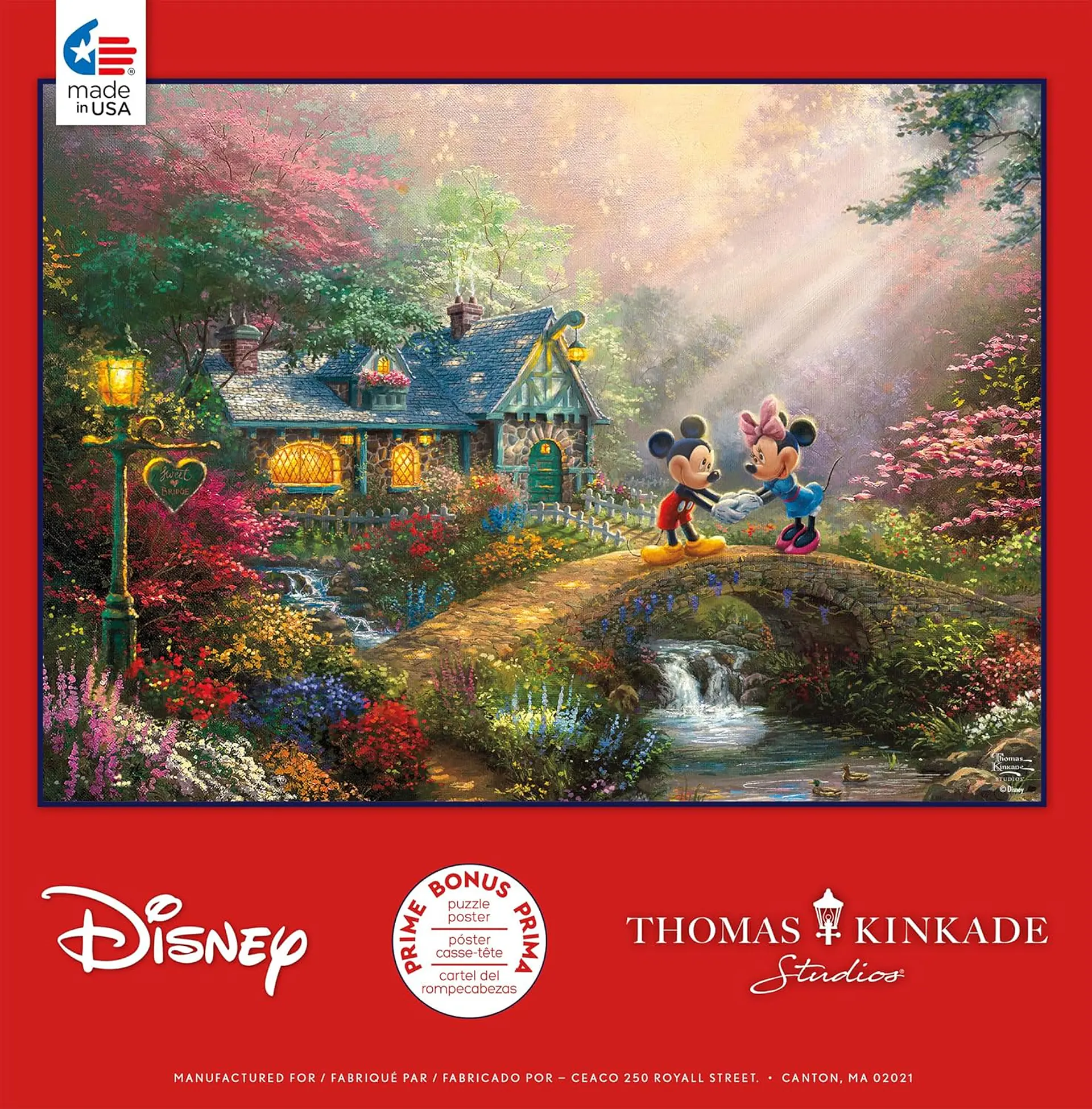 Puzzle 1000 Piezas | Disney Mickey y Minnie en Puente Corazon 6