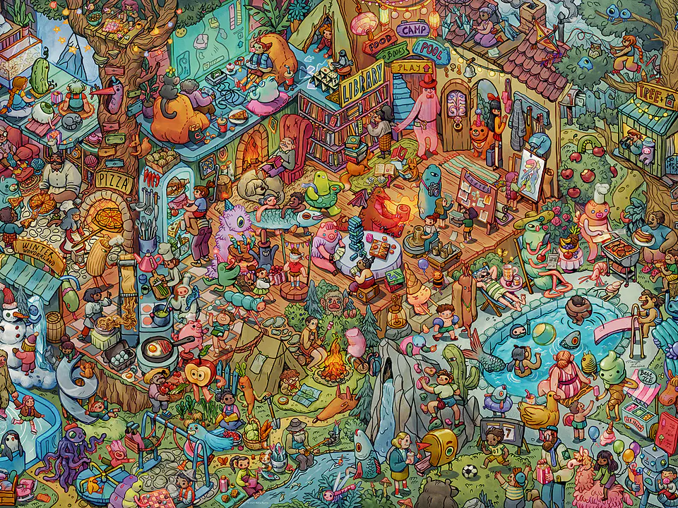 Puzzle 1500 Piezas | Fun With Friends Heye 2