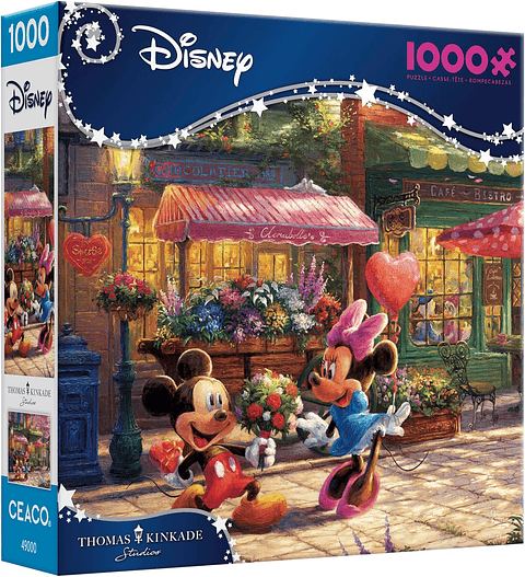 Puzzle 1000 Piezas | Disney Mickey y Minnie Dulce Corazón