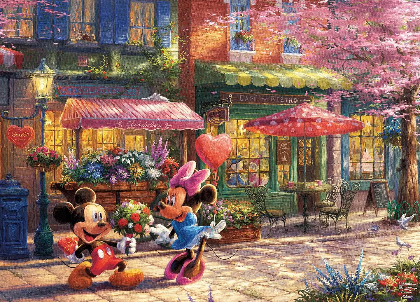 Puzzle 1000 Piezas | Disney Mickey y Minnie Dulce Corazón 2