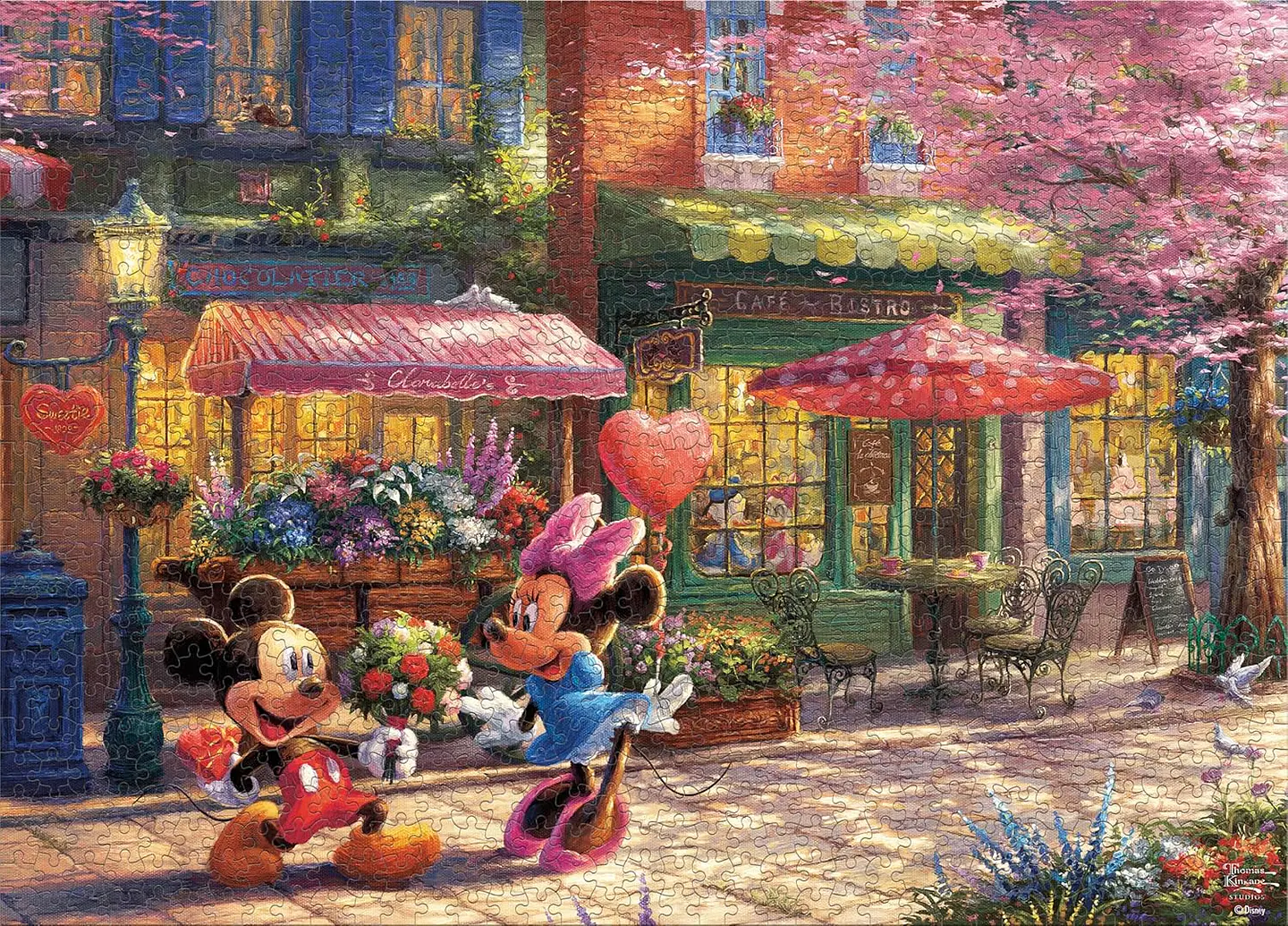 Puzzle 1000 Piezas | Disney Mickey y Minnie Dulce Corazón 3