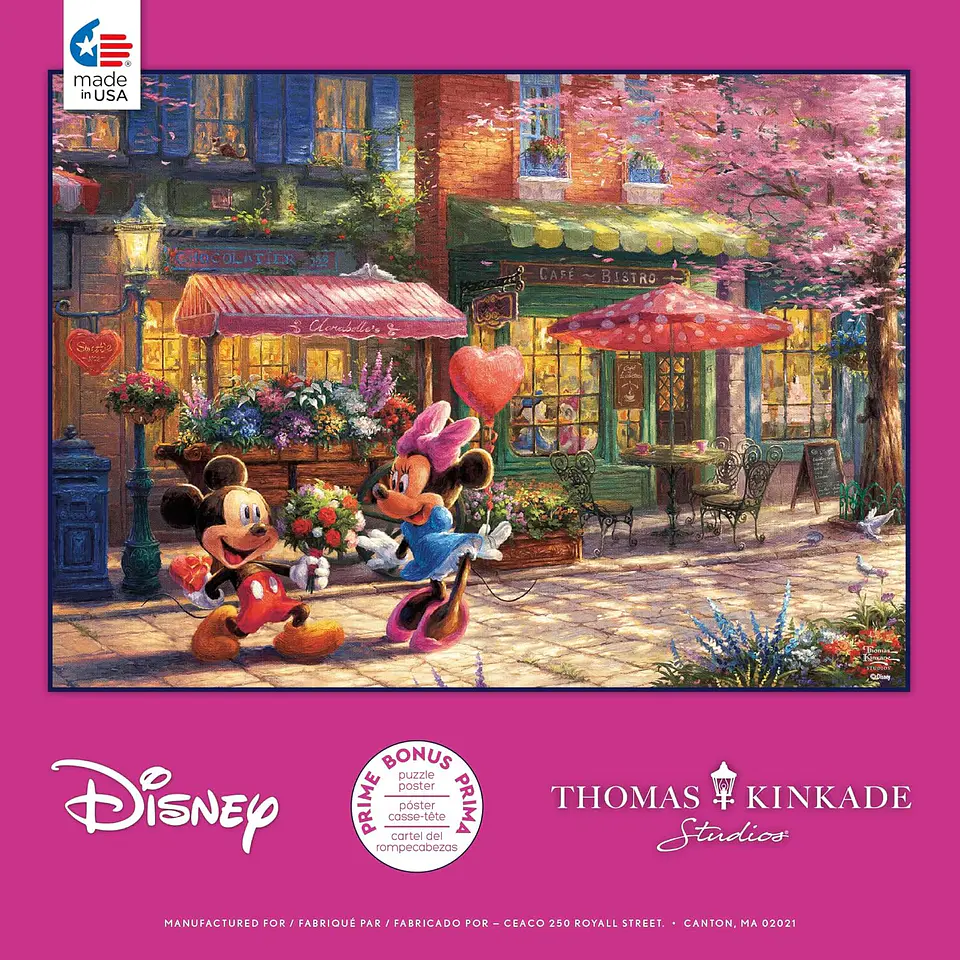 Puzzle 1000 Piezas | Disney Mickey y Minnie Dulce Corazón 5