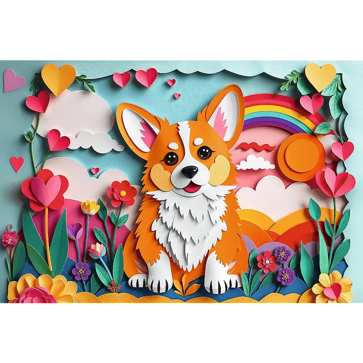 Puzzle 160 Piezas | 40 Aniversario: Perrito 3D 2