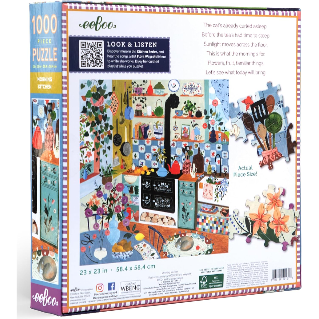 Puzzle 1000 Piezas | Cocina por la Mañana 4