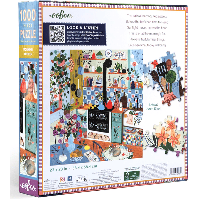 Puzzle 1000 Piezas | Cocina por la Mañana 4