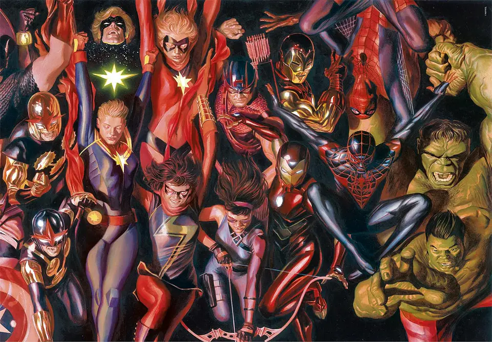 Puzzle 1000 Piezas | Marvel Héroes y Sucesores 2