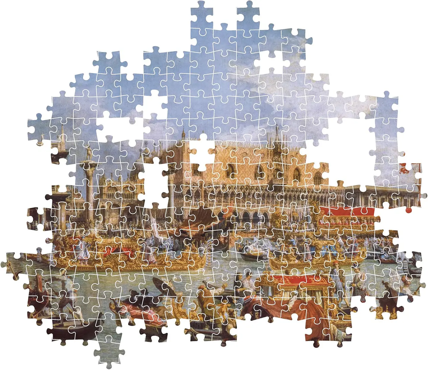 Puzzle 1000 Piezas | Canaletto, El retorno del Bucintoro el día de la Ascensión 5