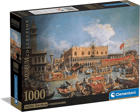 Puzzle 1000 Piezas | Canaletto, El retorno del Bucintoro el día de la Ascensión