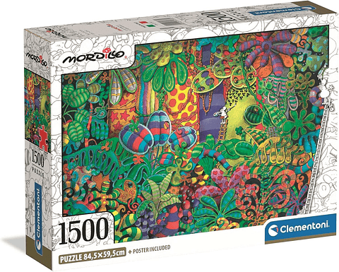 Puzzle 1500 Piezas | Mordillo Selva