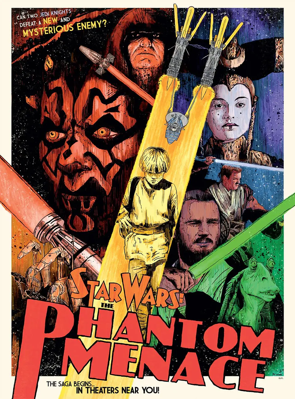 Puzzle 1000 Piezas | Star Wars La Amenaza Fantasma 2