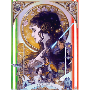Puzzle 500 piezas | Star Wars Foil Skywalker