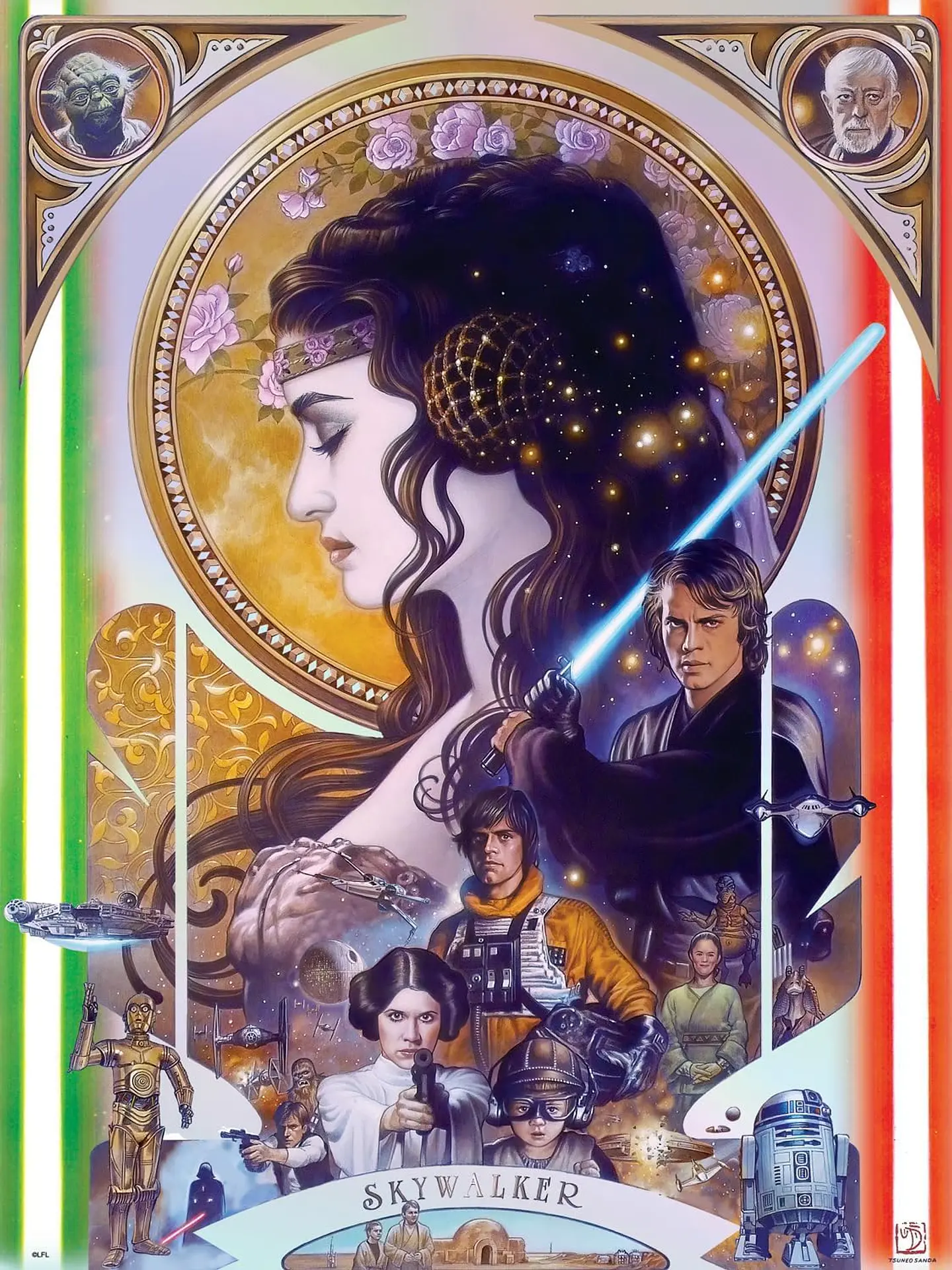 Puzzle 500 piezas | Star Wars Foil Skywalker 1