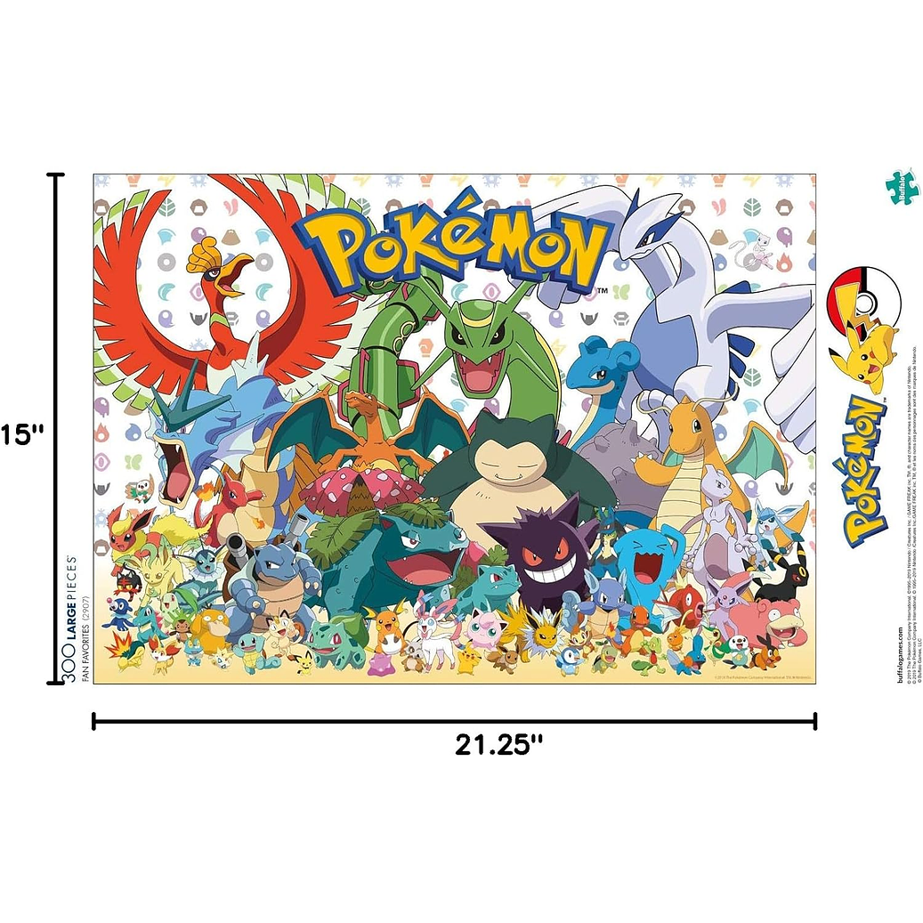 Puzzle 300 Piezas XXL l Pokémon Favoritos 5