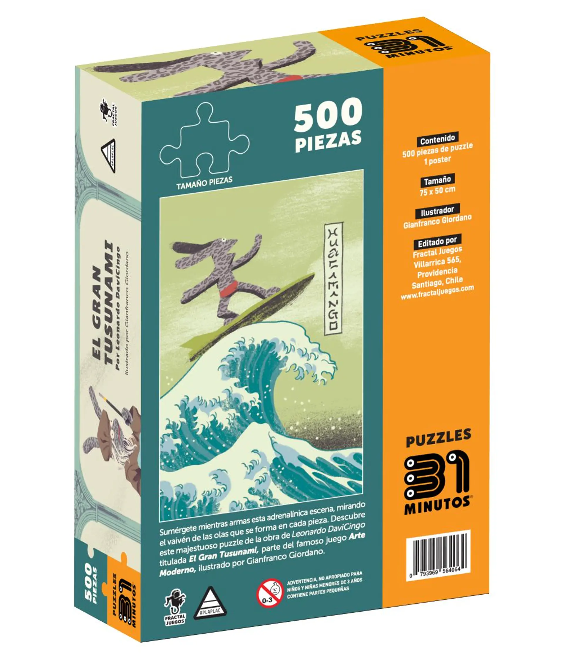 Puzzle 500 Piezas | 31 Minutos El gran Tsunami 2