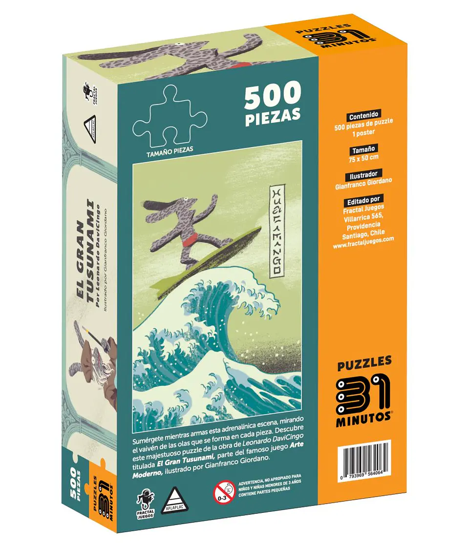 Puzzle 500 Piezas | 31 Minutos El gran Tsunami 2