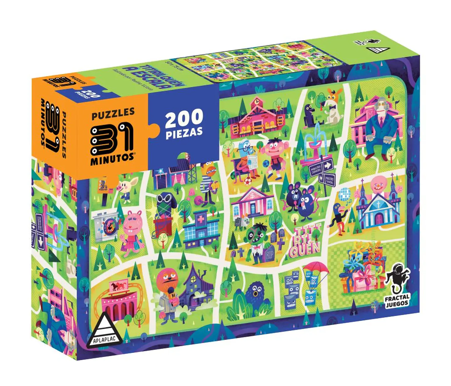 Puzzle 200 Piezas | 31 Minutos Titirilquén a Escala 1