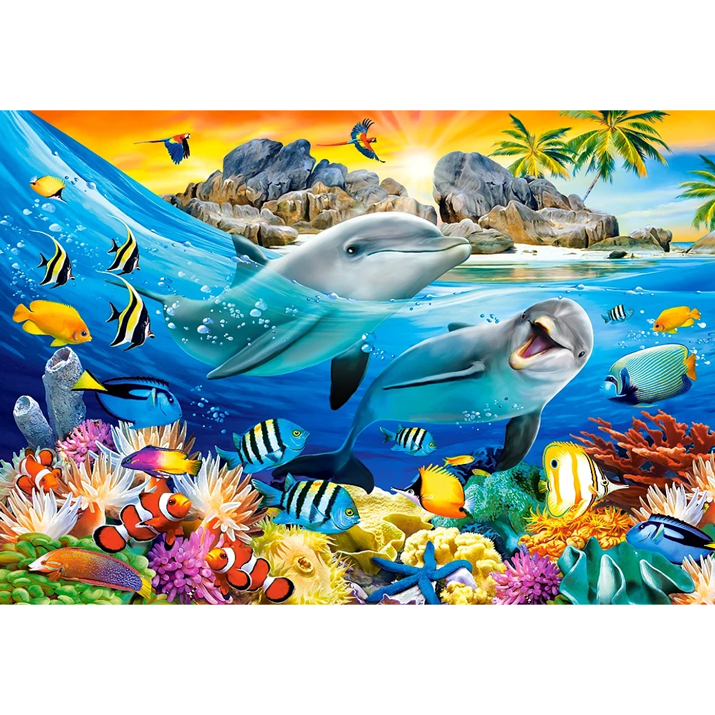 Puzzle 1000 Piezas | Delfines en el Trópico 2