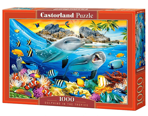 Puzzle 1000 Piezas | Delfines en el Trópico