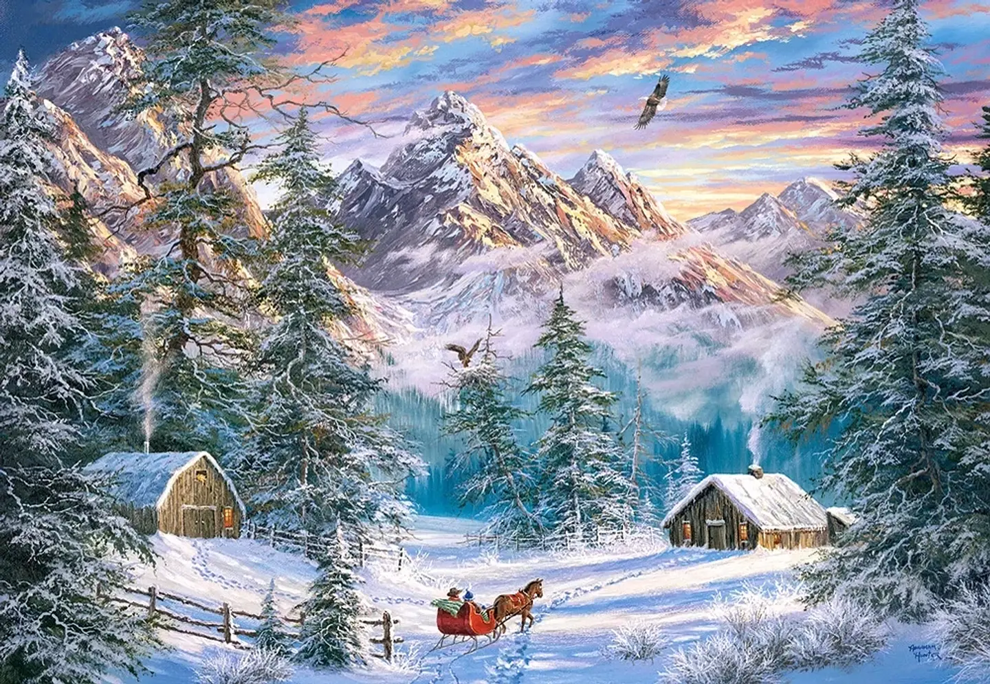 Puzzle 1000 Piezas | Navidad en la Montaña 2