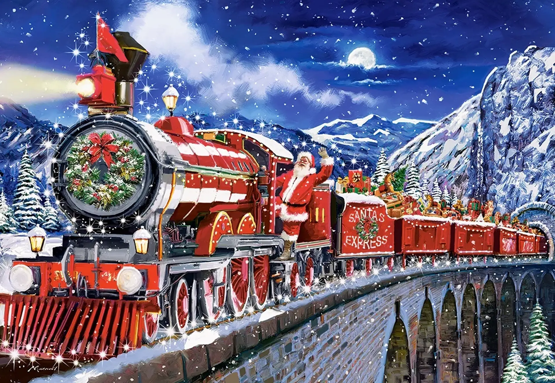 Puzzle 1000 Piezas | Santa Llega a la Ciudad 2