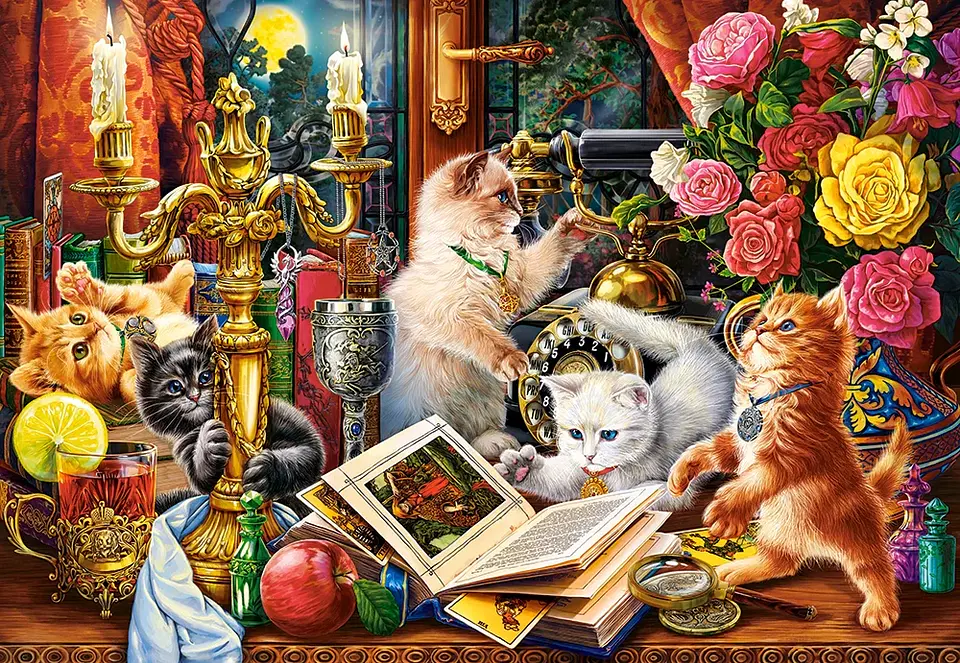 Puzzle 1000 Piezas | Gatitos Hechiceros 2