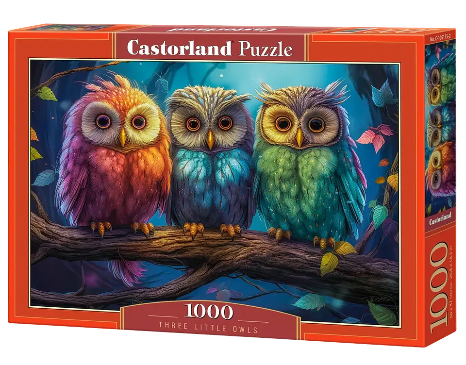 Puzzle 1000 Piezas | Tres Pequeñas Lechuzas 1