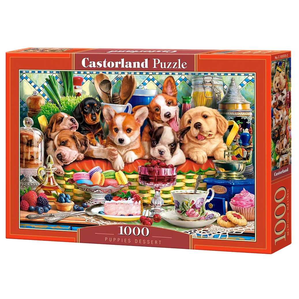 Puzzle 1000 Piezas | Postre de Cachorros 1