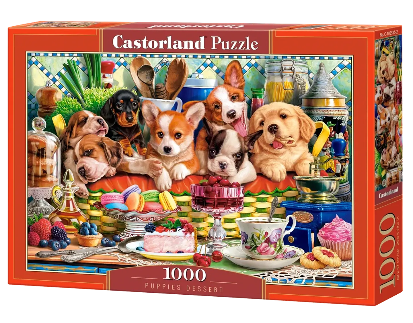 Puzzle 1000 Piezas | Postre de Cachorros 1
