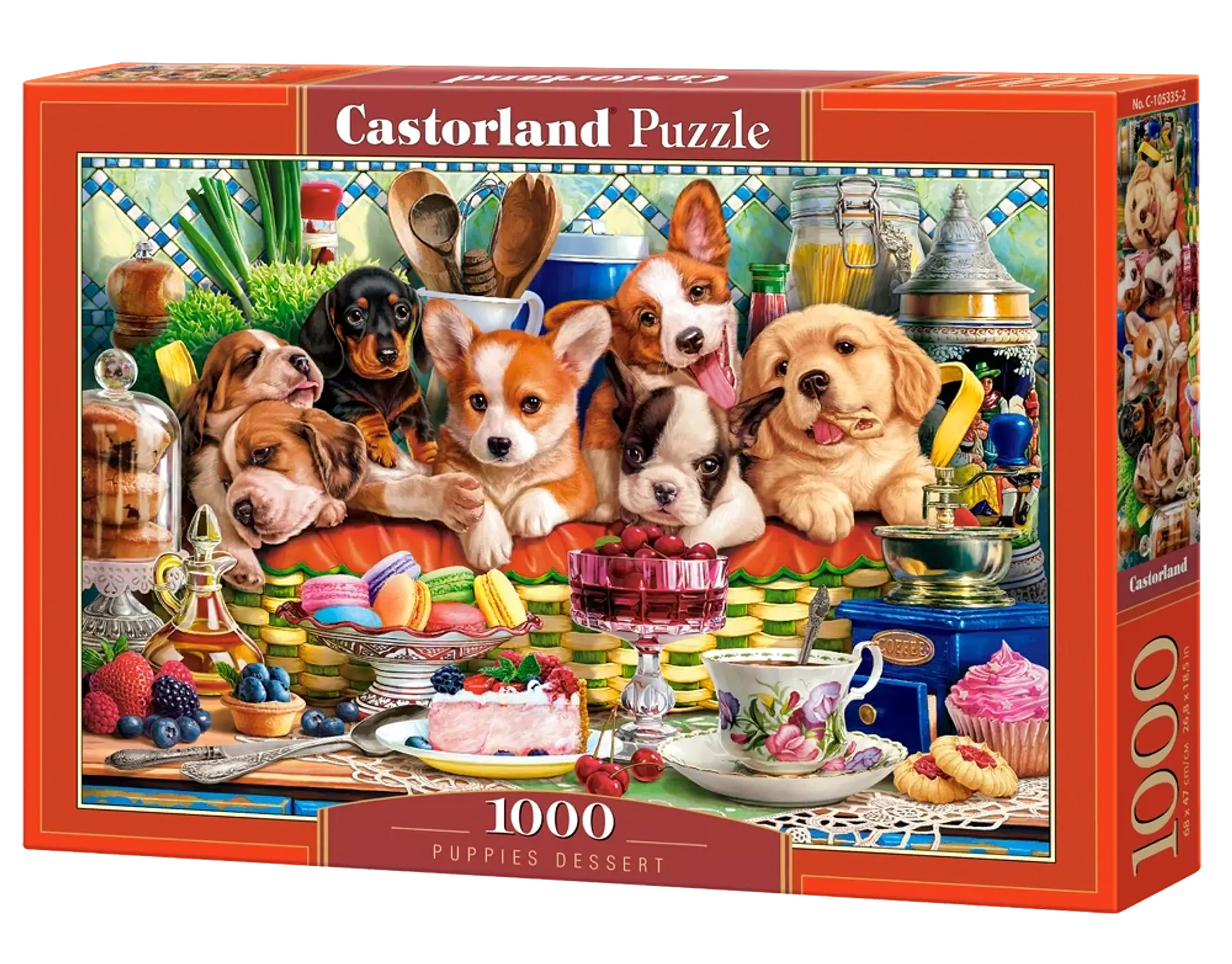 Puzzle 1000 Piezas | Postre de Cachorros 1