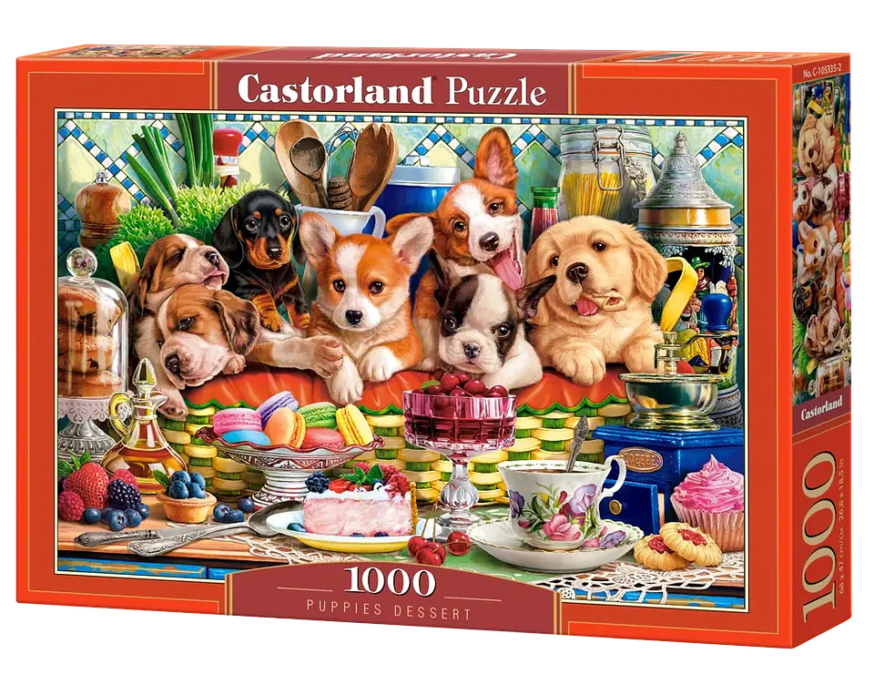 Puzzle 1000 Piezas | Postre de Cachorros 1