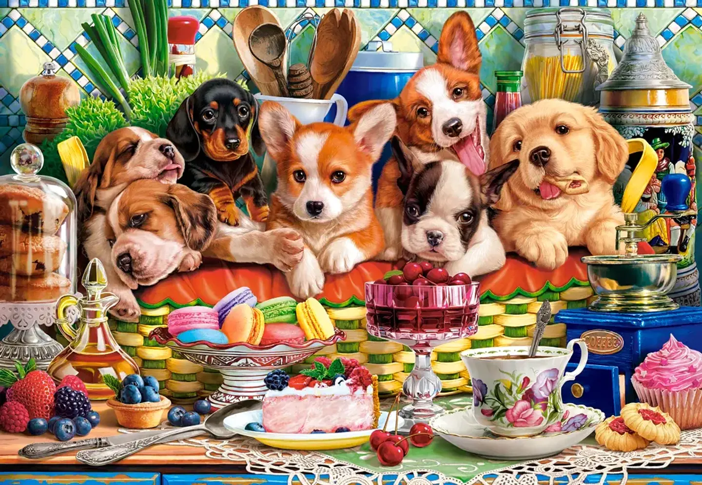 Puzzle 1000 Piezas | Postre de Cachorros 2