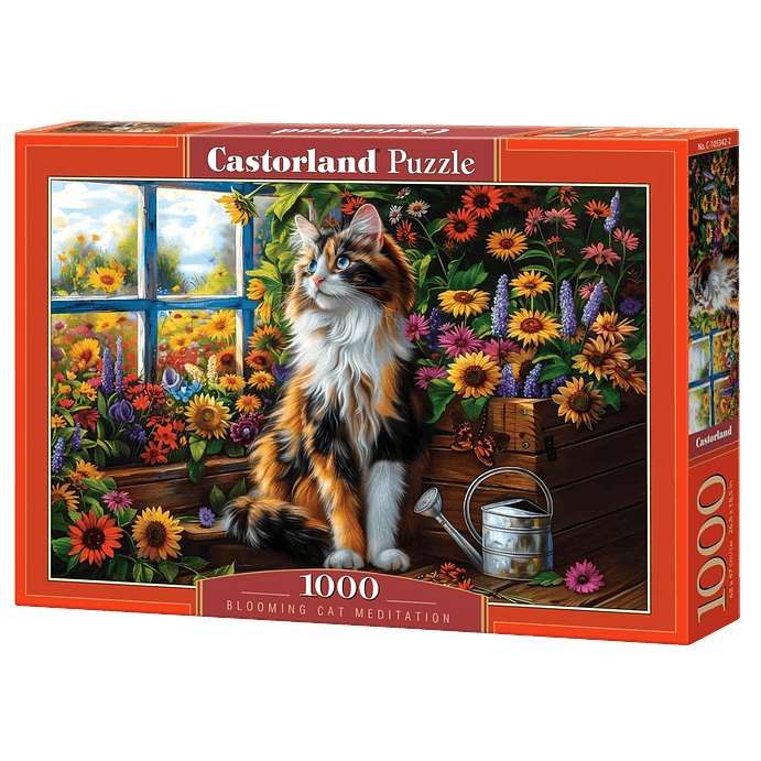 Puzzle 1000 Piezas | Meditación del Gato Florido 1