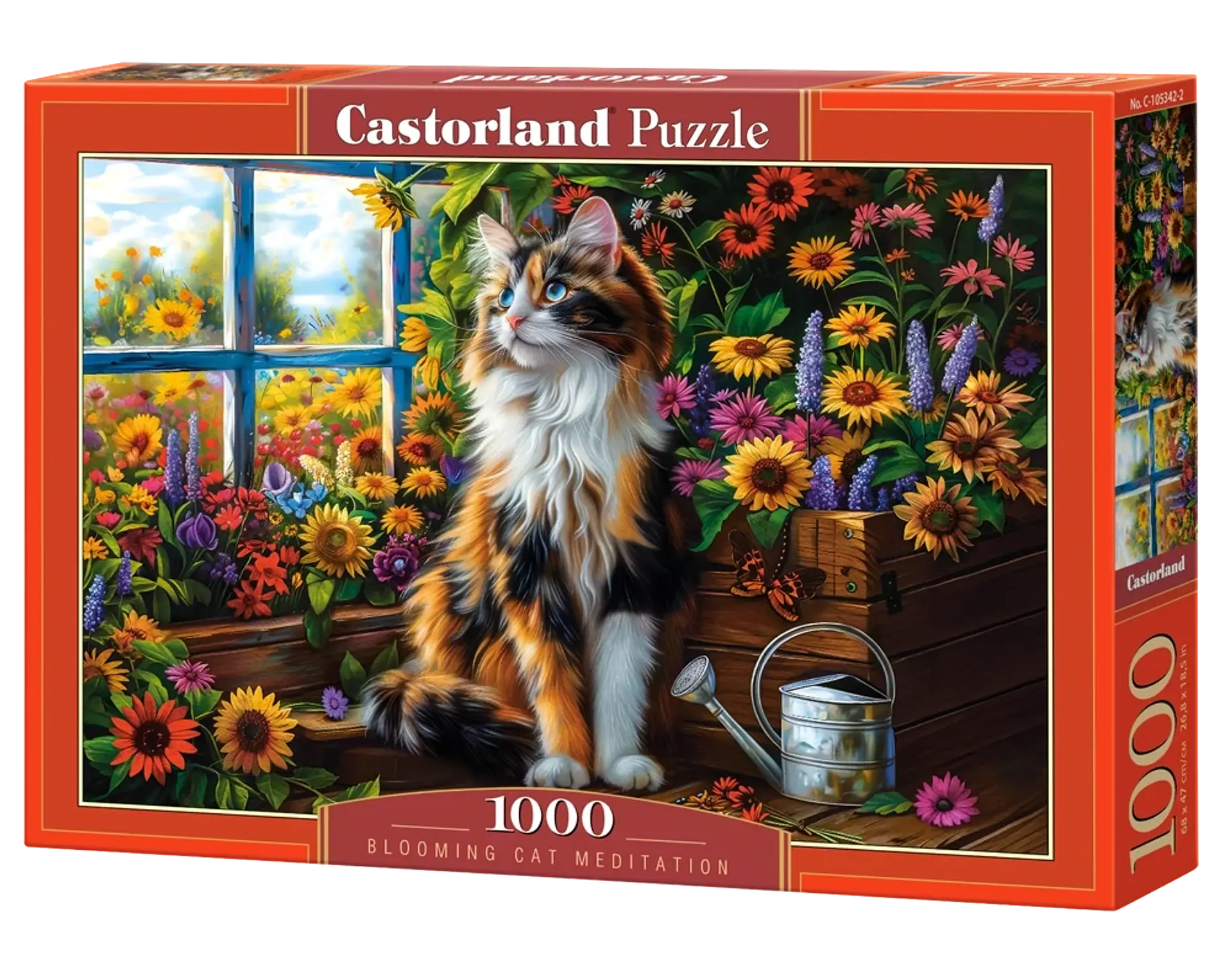 Puzzle 1000 Piezas | Meditación del Gato Florido 1