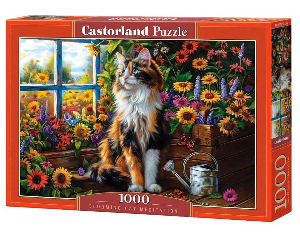 Puzzle 1000 Piezas | Meditación del Gato Florido 1