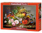 Puzzle 2000 Piezas | Naturaleza Muerta con Flores y Canasta de Frutas - Miniatura 1