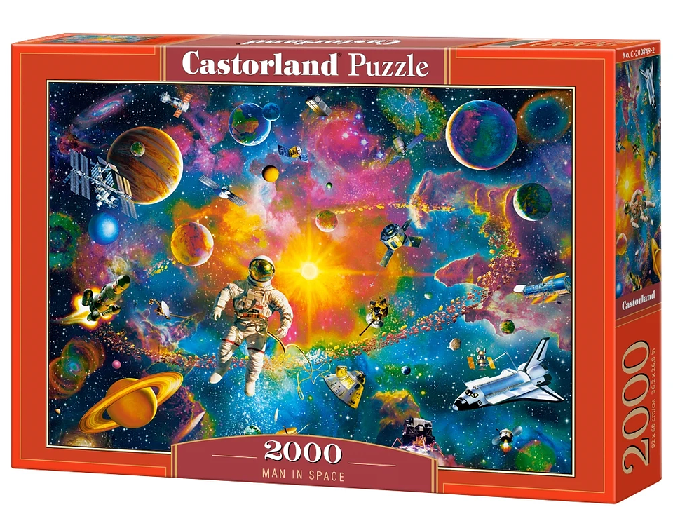 Puzzle 2000 Piezas | Hombre en el Espacio 1