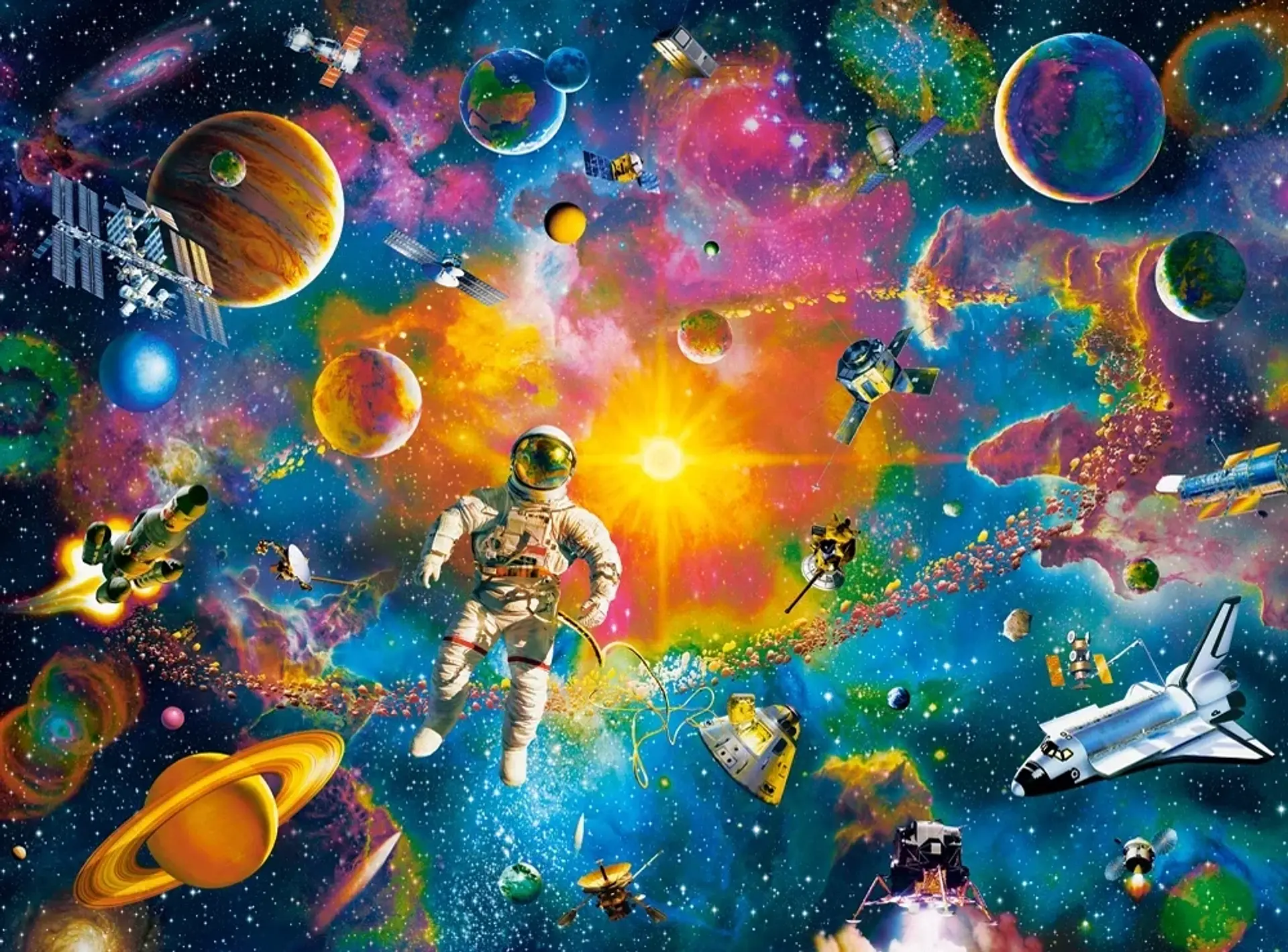 Puzzle 2000 Piezas | Hombre en el Espacio 2