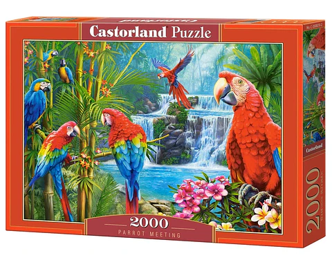 Puzzle 2000 Piezas | Reunión de Loros