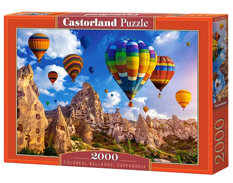 Puzzle 2000 Piezas | Globos de Colores en Capadocia