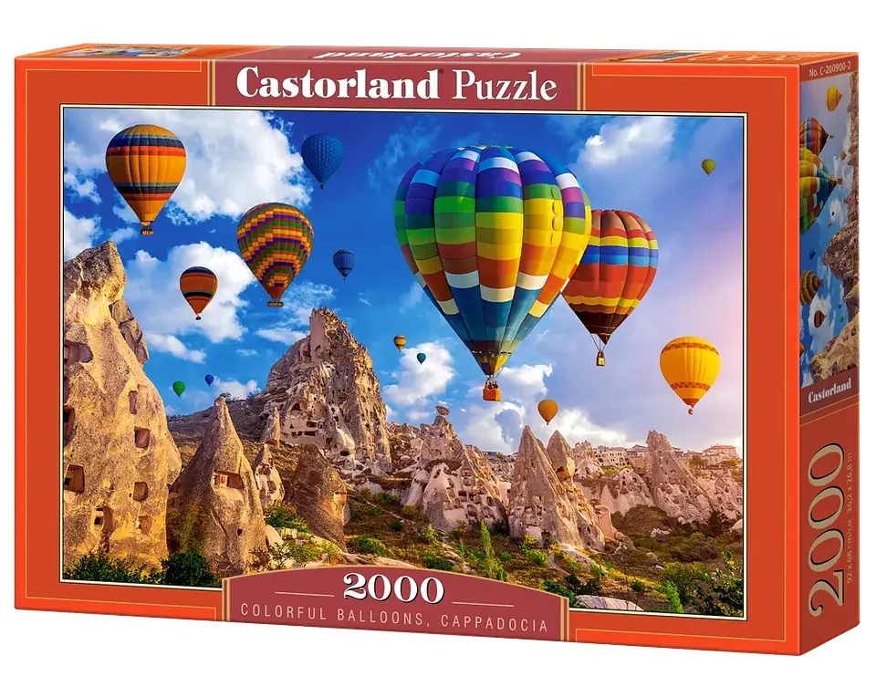 Puzzle 2000 Piezas | Globos de Colores en Capadocia 1