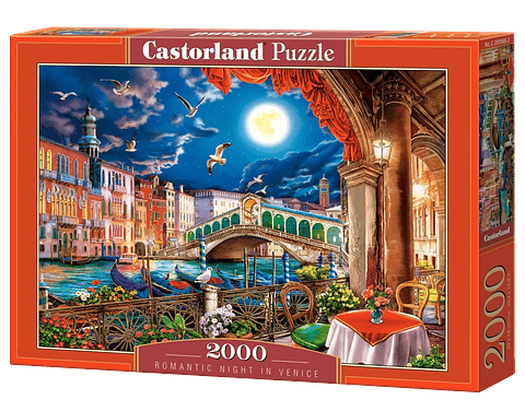 Puzzle 2000 Piezas | Noche Romántica en Venecia