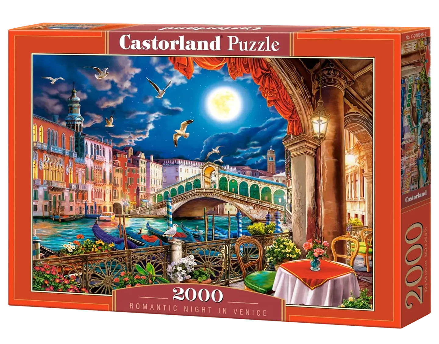 Puzzle 2000 Piezas | Noche Romántica en Venecia 1