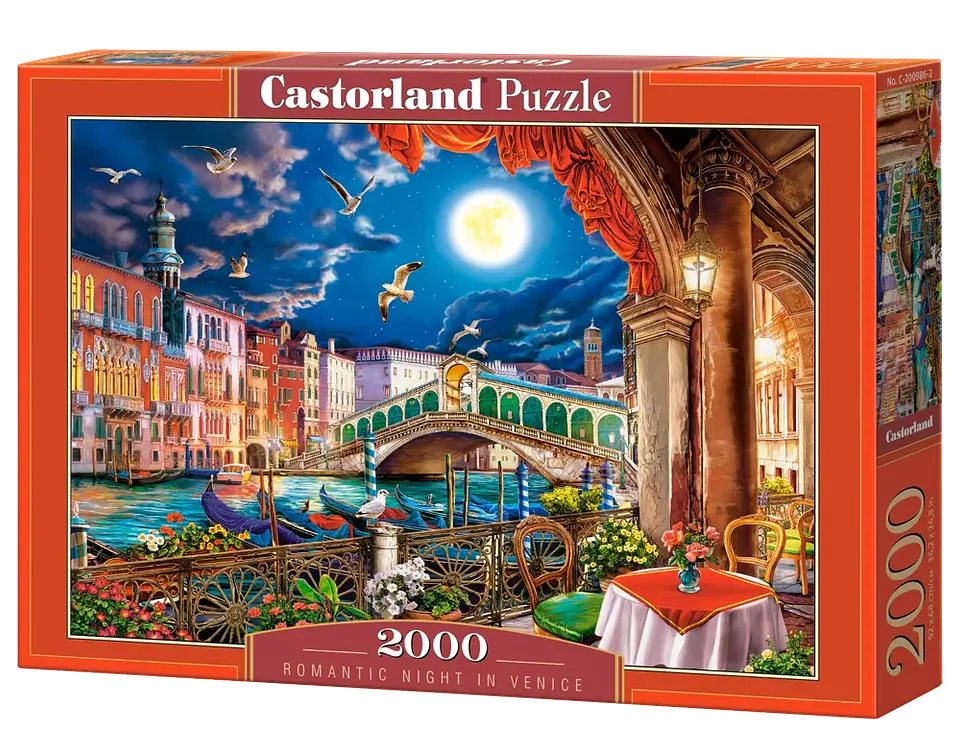 Puzzle 2000 Piezas | Noche Romántica en Venecia 1