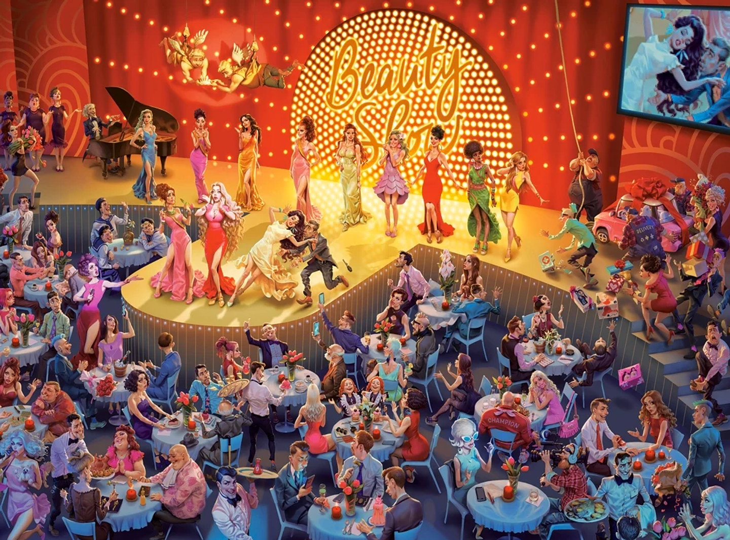 Puzzle 2000 Piezas | Show de Belleza 2