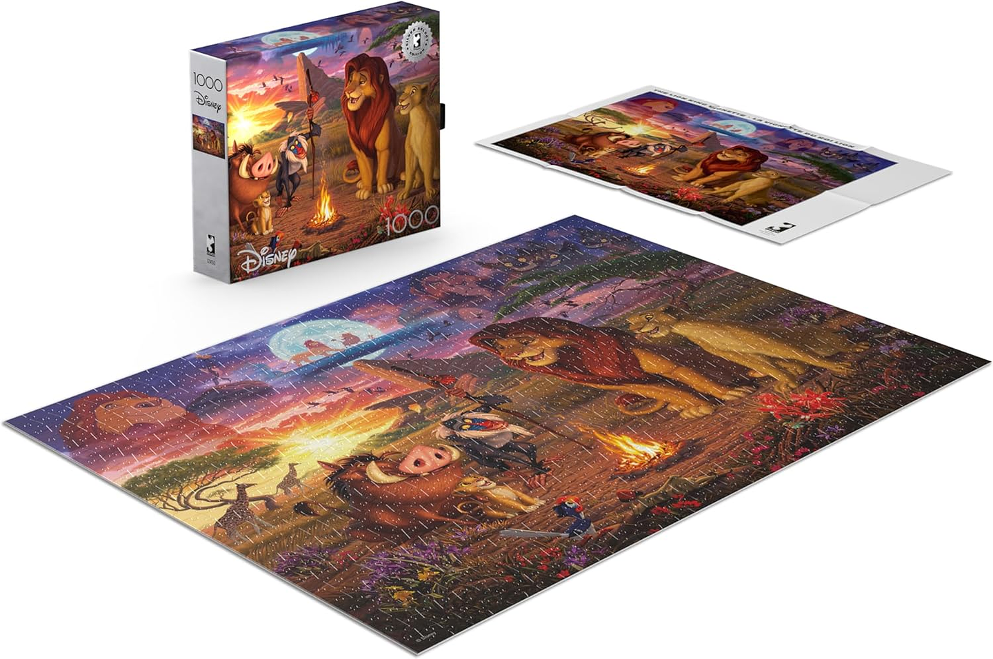 Puzzle 1000 Piezas | Disney El Rey León Silver Select 4